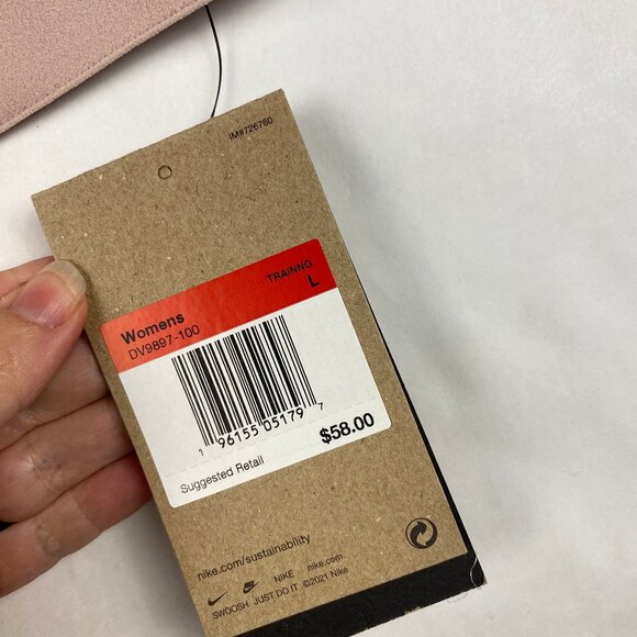 NWT Nike EYBL Tank Shelf Bra White Women's L Basketball - Picture 8 of 16